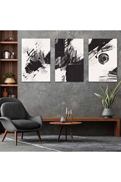 Zevahir Mobilya Dekorasyon Set de pictură cu forme abstracte din MDF triplu