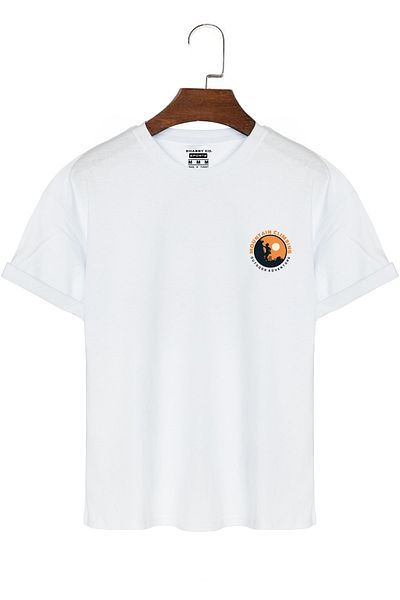 GHASSY CO. Unisex Μπλουζάκι Climb Outdoor Regular Oversize με στάμπα στην πλάτη και στο στήθος