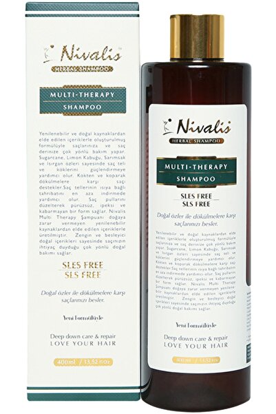 Nivalis Multi Therapy Saç Dökülmelerine Birebir Şampuan 400 ml X 4 Adet