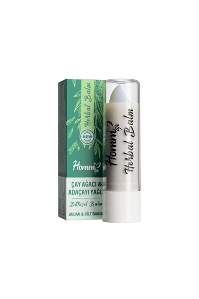 Homm Bitkisel 5 ml Herbal Lip Balm - Tea Tree and Sage Oil