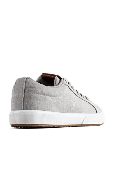 BUCKHEAD 4213 Mayer Gri Yazlık Keten Comfort Sneaker Spor Ayakkabı
