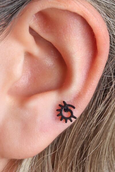 depozoom Cerrahi Çelik Kıkırdak Tragus Helix Orbital Uyumlu Piercing