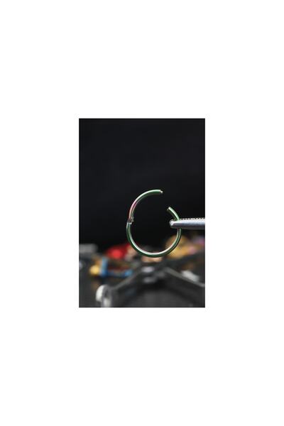 depozoom Cerrahi Çelik Kıkırdak Tragus Halka Klipsli 12 Mm Piercing