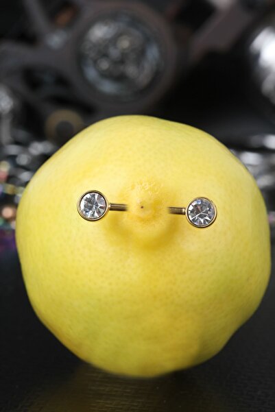 depozoom 316l Cerrahi Çelik Göğüs Ucu (nipple/meme) Etnik Tasarım Zirkon Taş ...