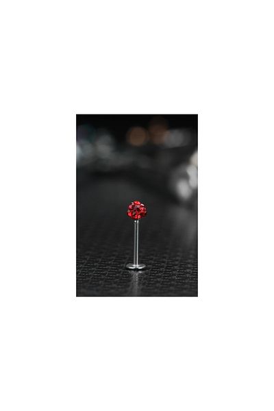 depozoom Bar Zircon Stone Cartilage Tragus Helix Compatible Piercing 8 Mm
