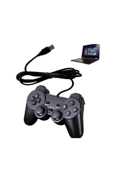 beboncool PC USB Windows 7-8-10-11 Uyumlu Kablolu Analog Double Titreşimli Oyun Kolu