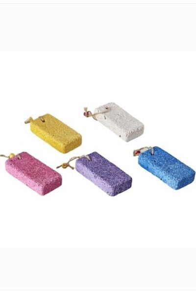 ÇEÇEN HOME (3PCS) Heel(PONZA) Stone Heel Scraper Exfoliating Pedicure Massage Stone Colorful