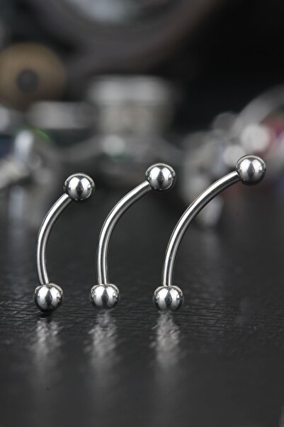 depozoom Titanyum 0.14gr Ağırlığında Rook Kaş Orbital Piercing 8mm