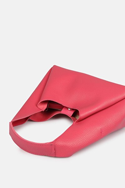 Stilgo Geantă de umăr casual de mărime medie, cu textura, interior din piele intoarsa, cu închidere cu fermoar și compartiment interior