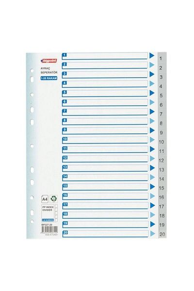 Bigpoint Bigpoint Bp227-20 Pp Separator - Number 1-20