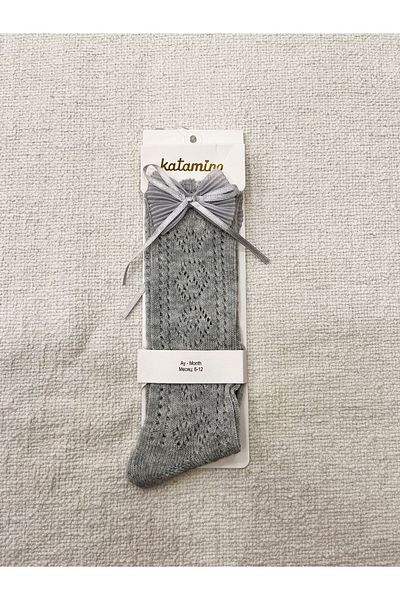 Katamino baby girl knee-high socks openwork socks with holes