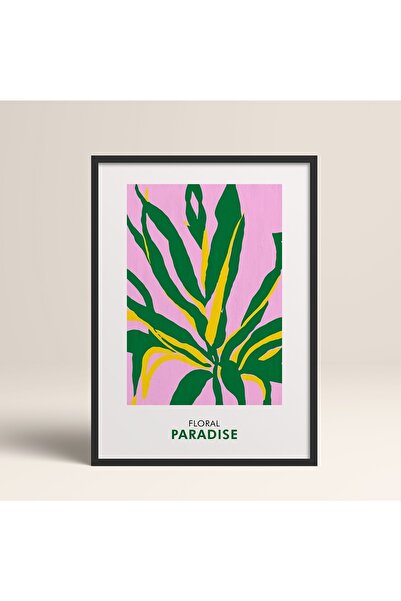 HOMEPACK Crna slika u drvenom okviru, uokviren poster, umetnički moderni zidn...