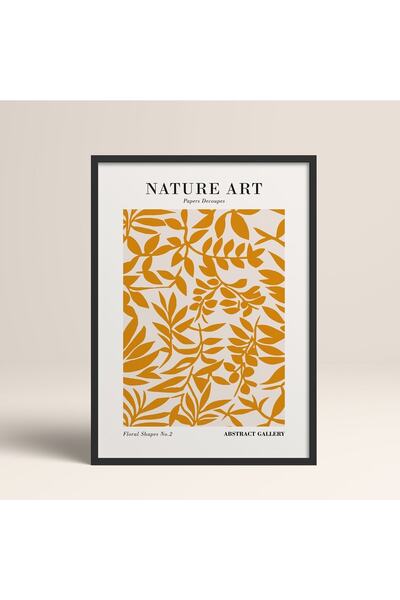 HOMEPACK Siyah Ahşap Çerçeveli Tablo Çerçeveli Poster Sanatsal Modern Duvar D...