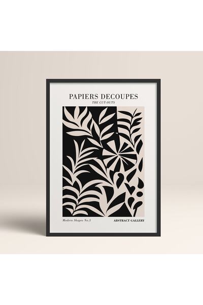 HOMEPACK Tekli Çerçeveli Soyut Renkli Desenler Flower Modern Art Tablo 30x40 ...