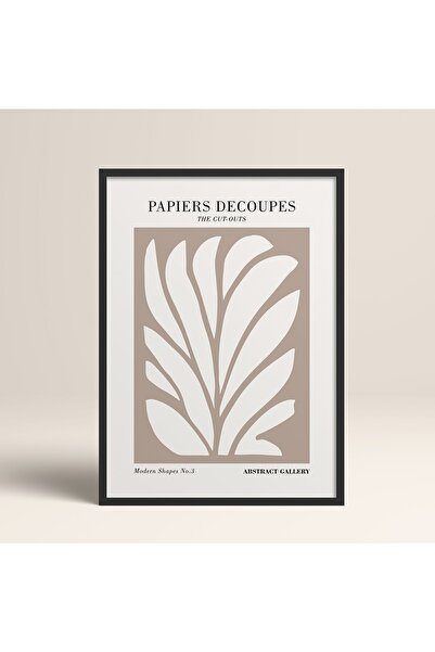 HOMEPACK Siyah Ahşap Çerçeveli Tablo Çerçeveli Poster Sanatsal Modern Duvar D...