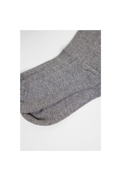 Katia&Bony Girl's Gray Knee High Socks