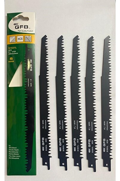 Genel Markalar TİLKİ KUYRUĞU TESTERE BIÇAĞI AHŞAP İÇİN (5 ADET)