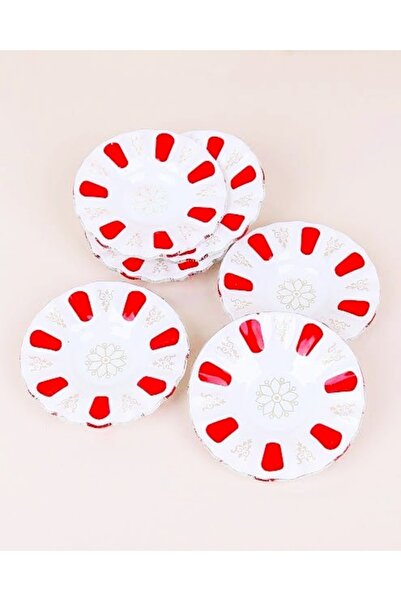 DİBA AVM Melamin Kahveci Çay Tabağı Çay Altlığı 6 Lı Kahveci Model 6 Adet