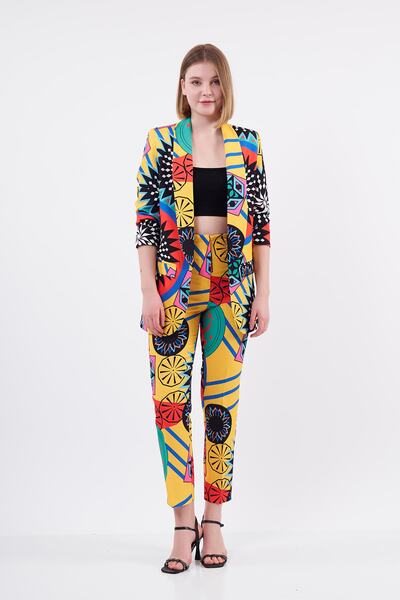 Swass PATTERNED YELLOW JACKET