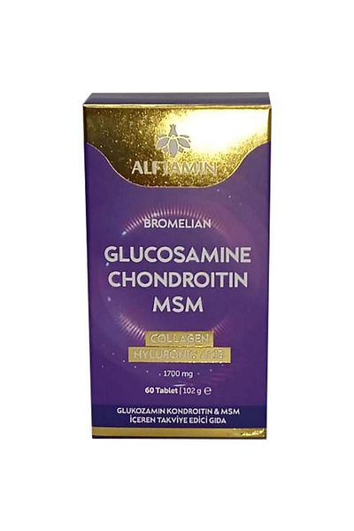 Şenay Alftamin Glucosamine Chondroitin MSM - 1700 Mg 60 Tablets