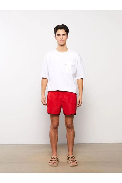 LC Waikiki Pantaloni scurți de baie cu imprimeu de lungime scurtă pentru bărbați