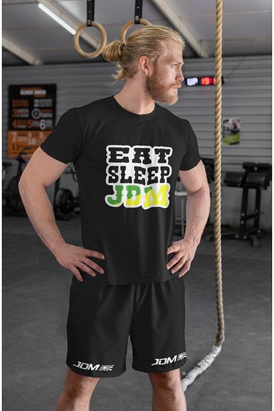 JDM Eat Sleep Unisex Bottom and Top Set (shorts-t-shirt)