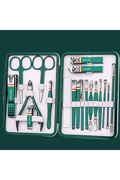 Zigver Professional Manicure Set - Stainless Steel Nail Tools Foot and Face Care