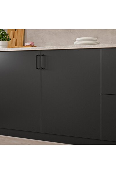 MASAL DEKOR Mat Antrasit Gri Dolap Mutfak Tezgah Tezgah Arası Kaplama Folyosu 61 Cm 3 Metre