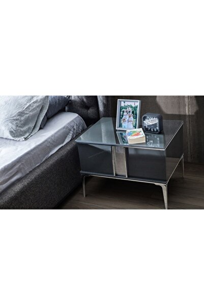 MASAL DEKOR Parlak Antrasit Gri Dolap Tezgah Mutfak Tezgah Arası Kaplama Folyosu 122 Cm X 2 Metre