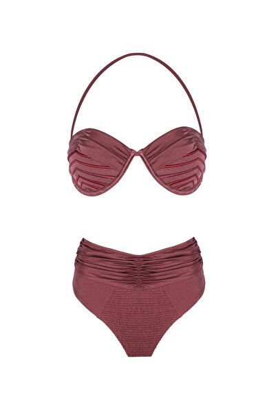 Monument Swimwear THALASSA NEW - Bikini Takım - Mürdüm
