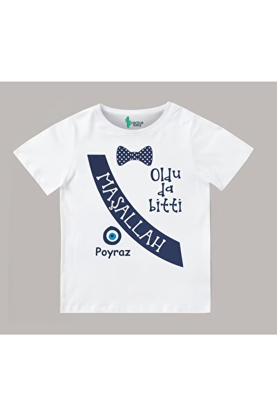 CACTUS COLLECTION Cactus Baby Isim Yazdırılabilir Sünnet Kıyafeti Tshirt