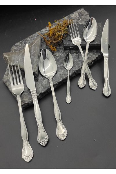 BRONDOFF Sultan Çelik 89 Pieces Fork Spoon Knife Set