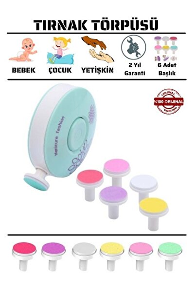 TWOX Çoçuk Bebek Dönerli Pilli Tırnak Kesme Törpüleme Makinası