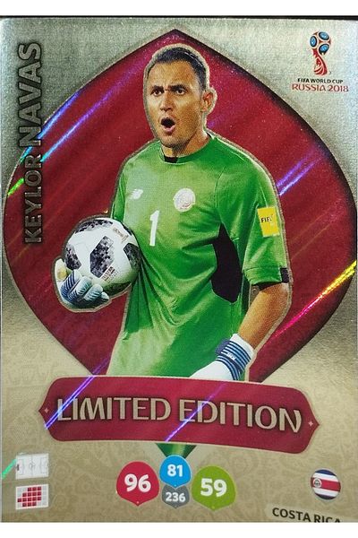Panini World Cup Russia Keylor Navas Gold Limited Edition