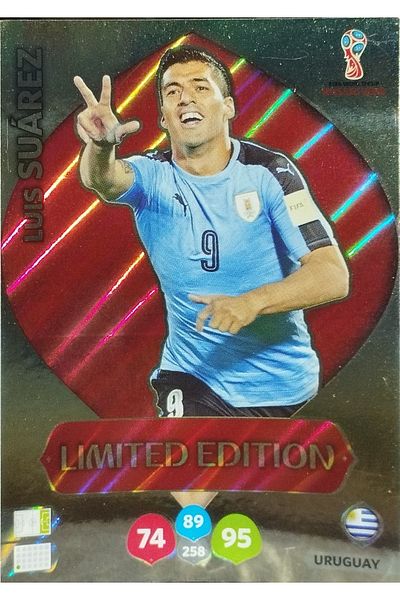 Panini World Cup Luis Suarez Gold Limited Edition