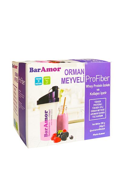 BarAmor Forest Fruit Profiber (High Protein 7-Day Powder Blend with Forest Fruit Flavor)