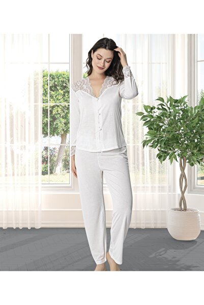 Pierre Cardin Combed Cotton Nightgown Dressing Gown Pajama Set Shorts Set 6-Piece Dowry Set -9610