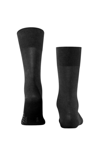 FALKE Herren Socken - Tiago, Strümpfe, Baumwolle, Logo, lang, einfarbig