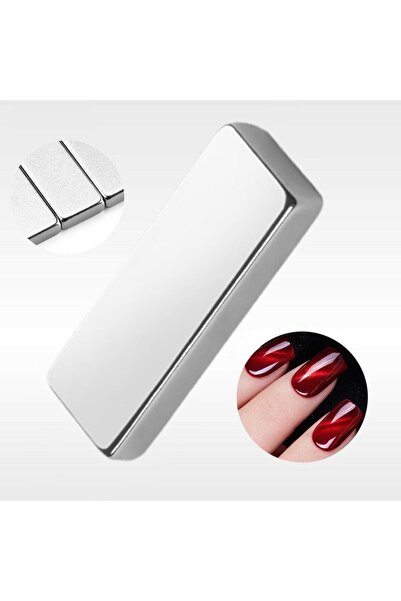 Hdg 1 Adet Güçlü Mıknatıs Kedi Gözü Uygulaması Için Dikdörgen Neodyum 4 cm uzunluk - 5 mm kalınlık