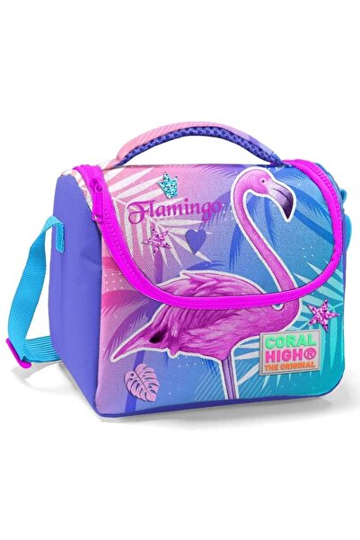 Coral High Plavi Ružičasti Flamingo Školska Ishrana Torba - Devojčica