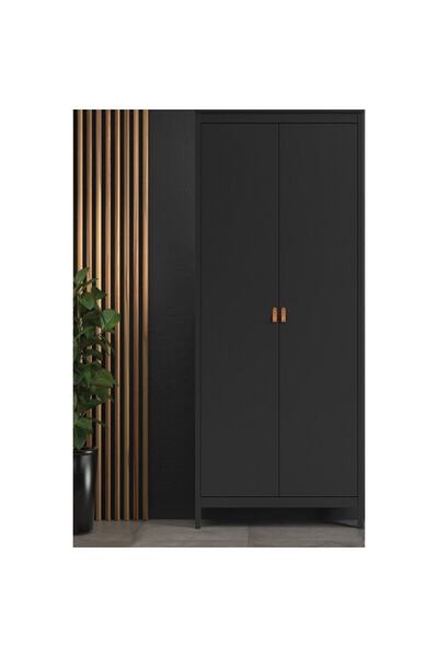 MASAL DEKOR Mat Siyah Dolap Tezgah Mutfak Kaplama Folyosu 61 Cm X 1 Metre