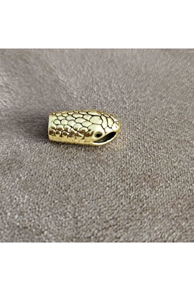 ElifceByÖzlem Snake Head Prisoner And Leather Sealing Gold 7 Mm