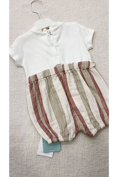 Babydola baby boys and girls salopet striped model