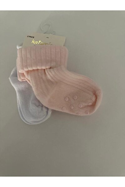 Katamino جوارب للفتيات الصغيرات بنعل مضاد للانزلاق مكونة من قطعتين