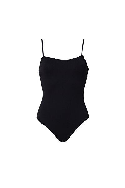 NARC Black One-piece Siyah Mayo
