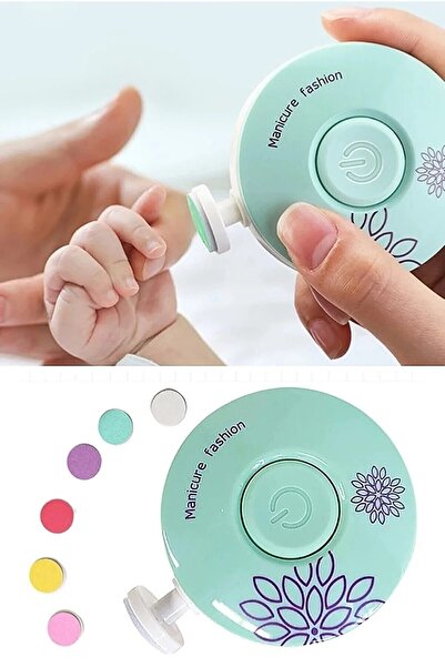 potasyum Yetişkinçocuk Bebek Dönerli Pilli Tırnak Kesme Törpüleme Makinası