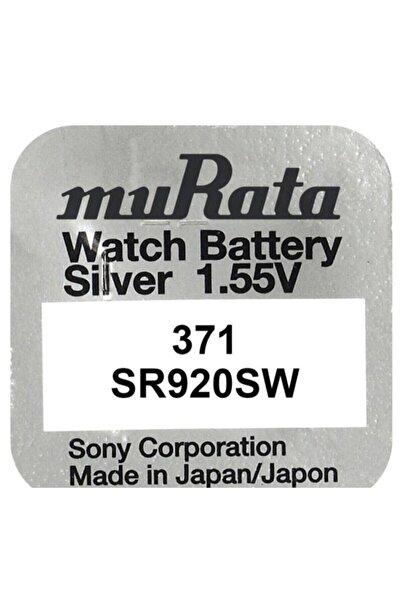 MURATA Sr920sw 371 1 Adet Japon Kol Saati Pili