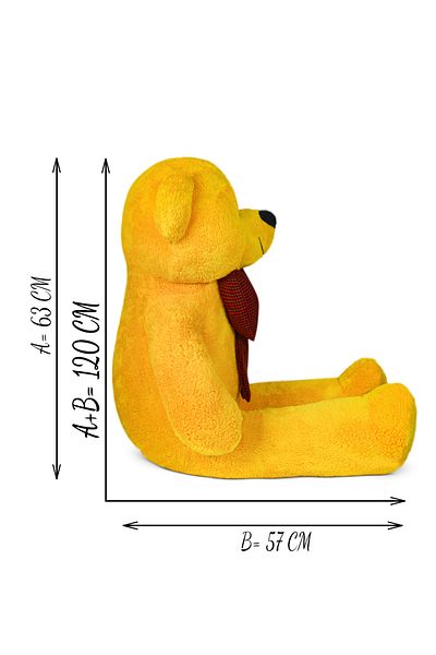 Canestar 120 cm Wide Big Teddy Bear with Bow Tie - 100% Domestic