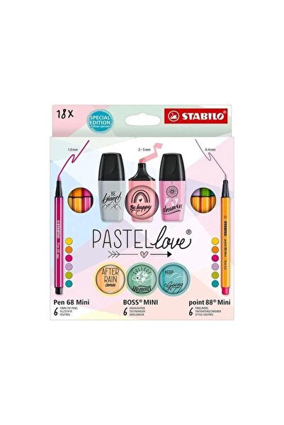 Stabilo Pastellove Mini Set 18'Li 77/5-8