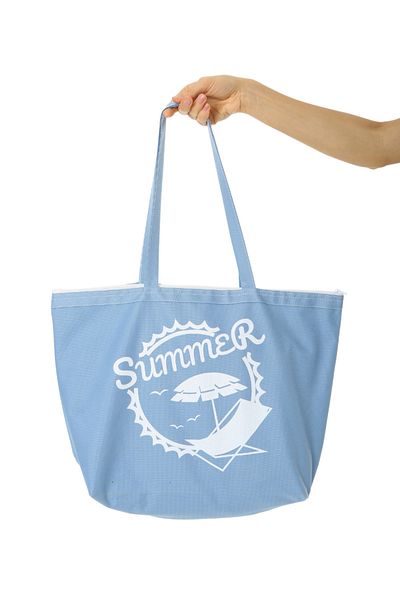 Baghashtag Summer Beach Bag Blue